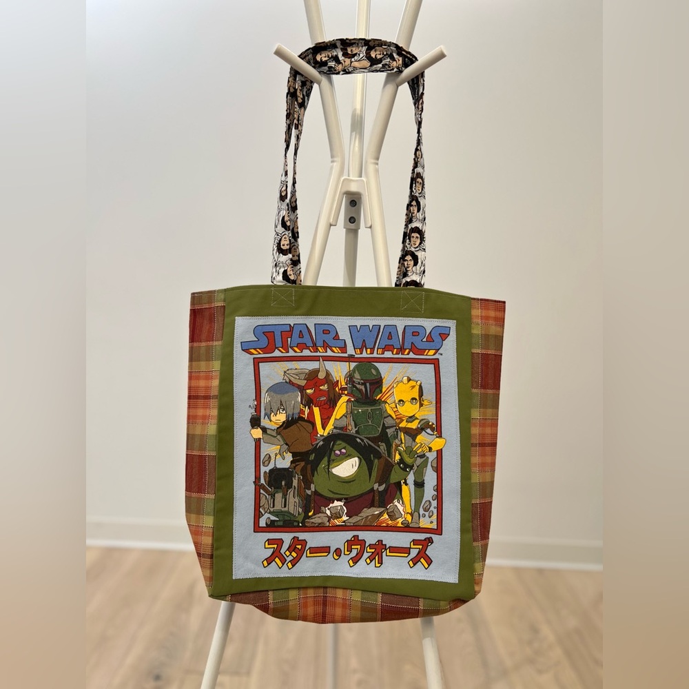 Star Wars anime style tshirt market bag
